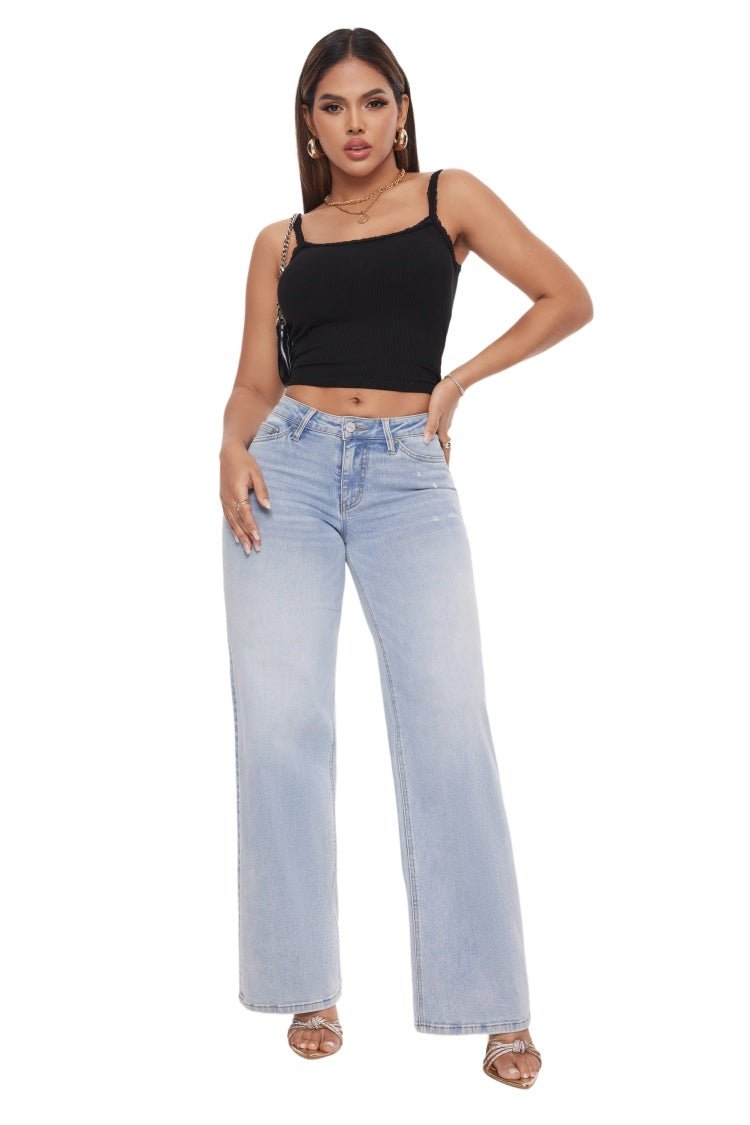 Luna BBL Wide Leg Jeans