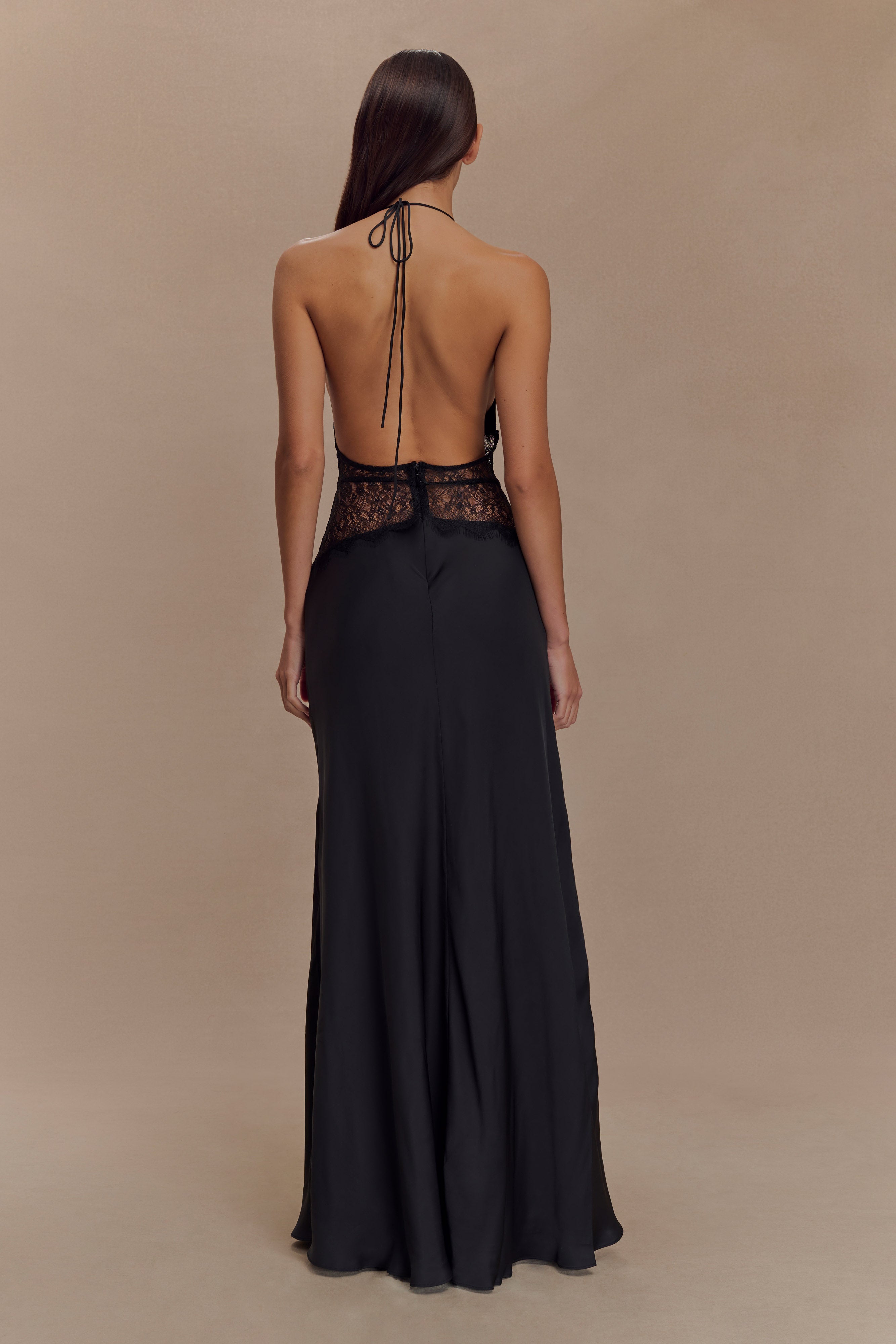 SELENA LACE MAXI – NOIR
