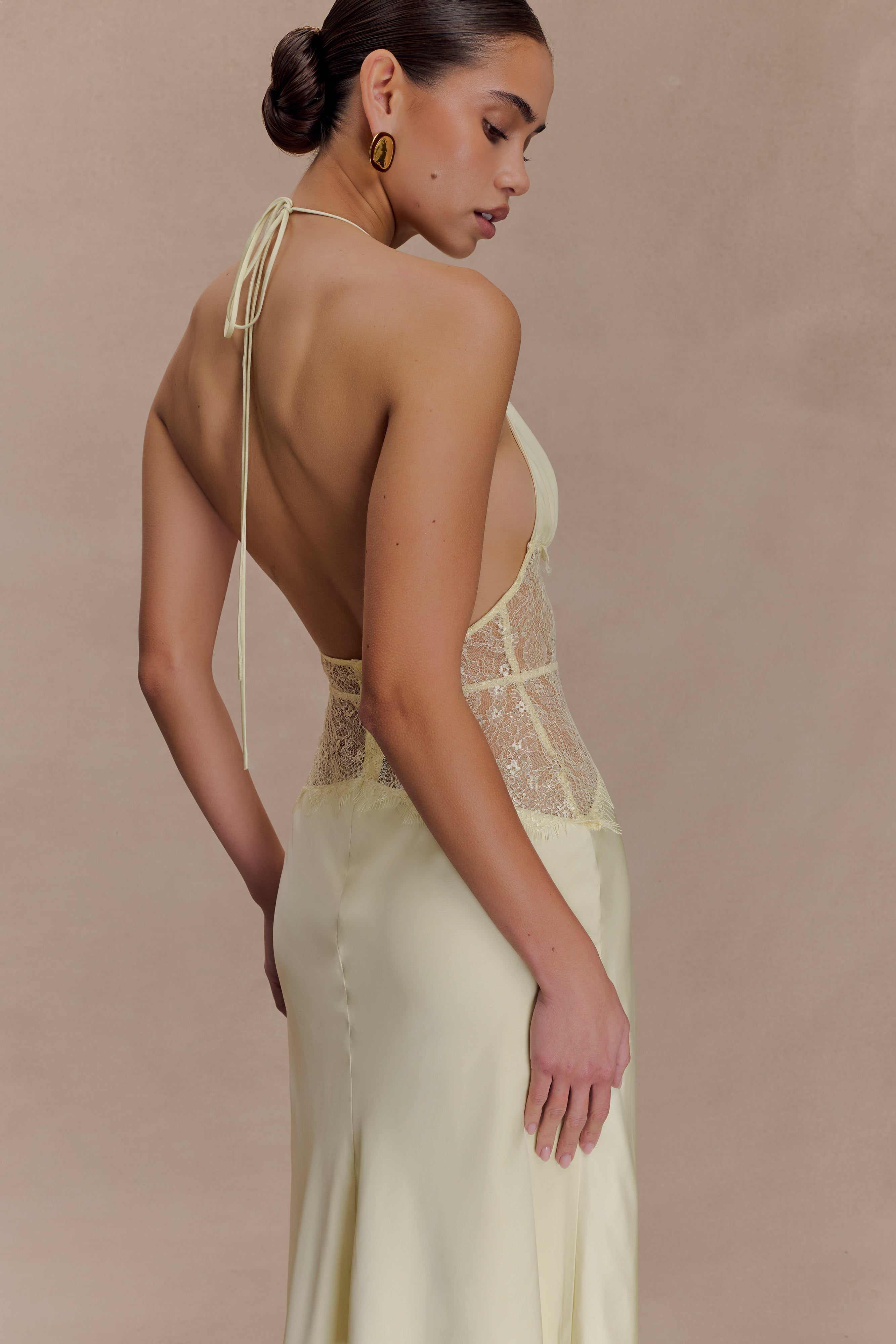 SELENA LACE MAXI – NOIR