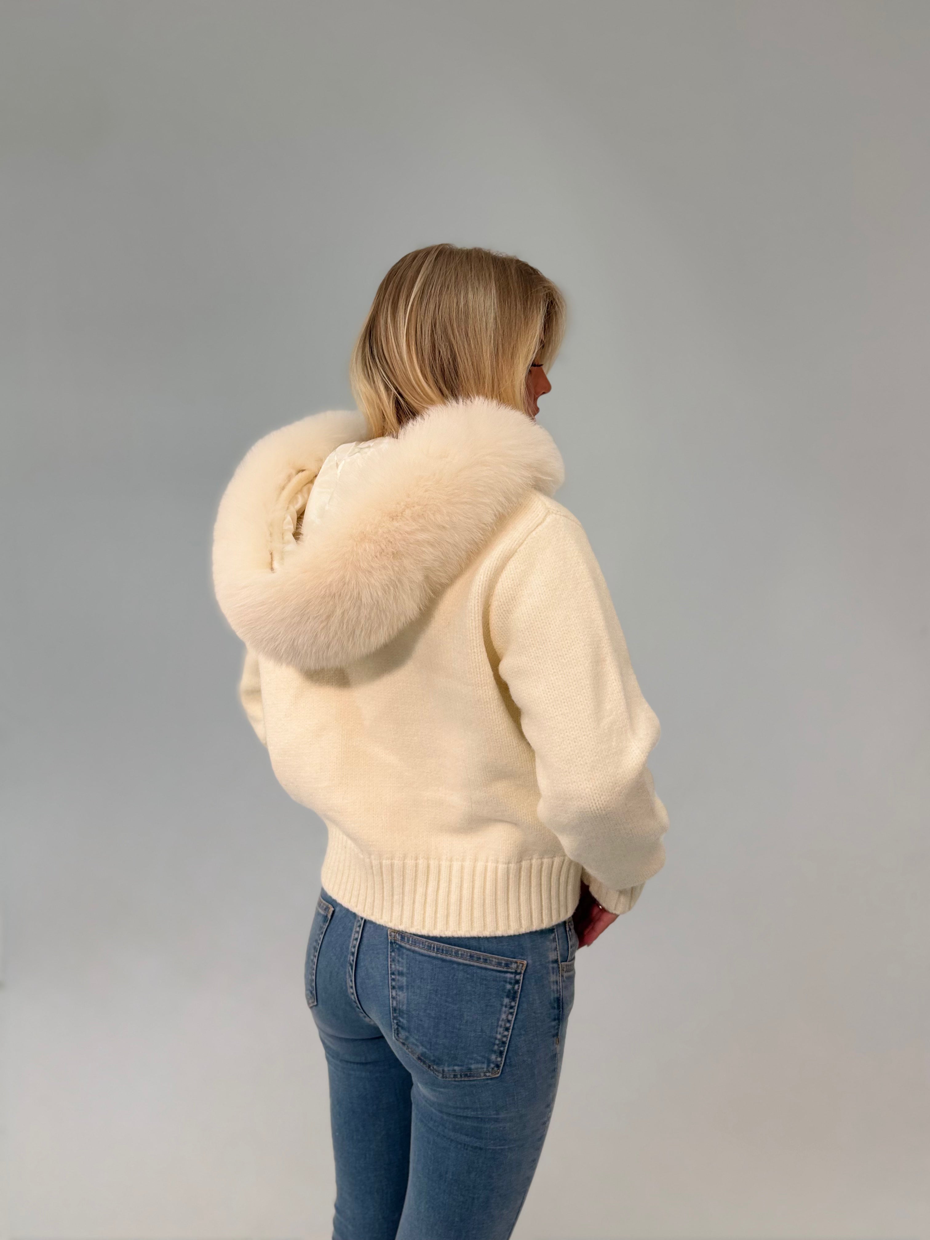 Fur Jacket Satin