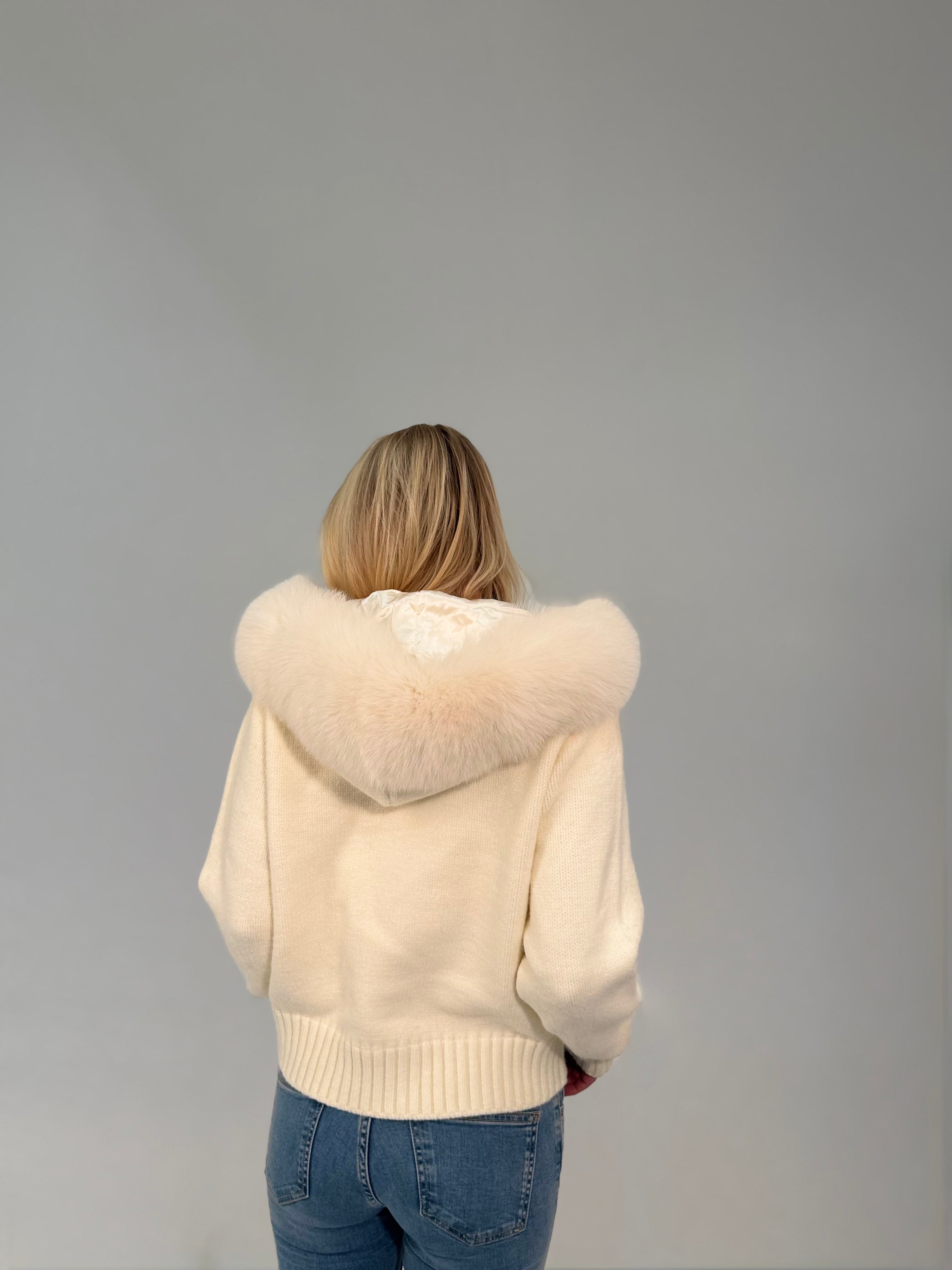 Fur Jacket Satin