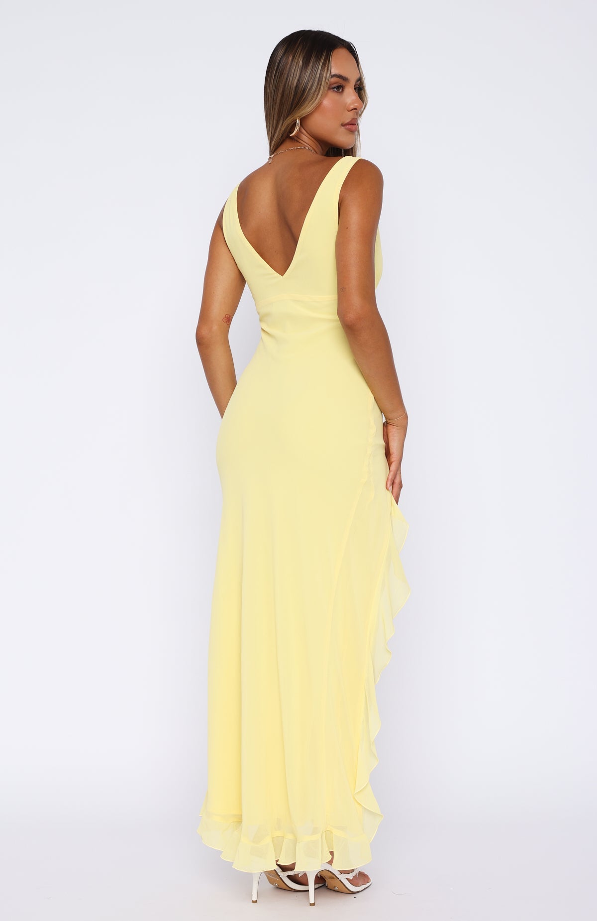 Zaria Maxi Dress – Lemon