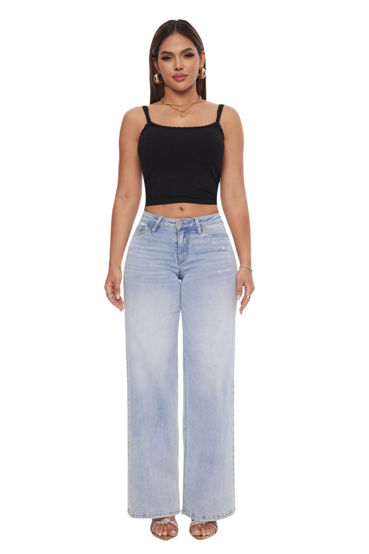 Luna BBL Wide Leg Jeans