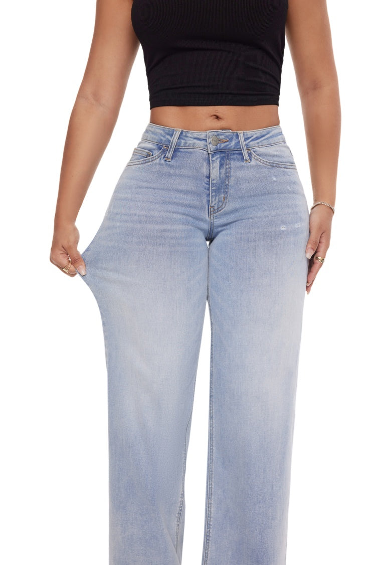Luna BBL Wide Leg Jeans