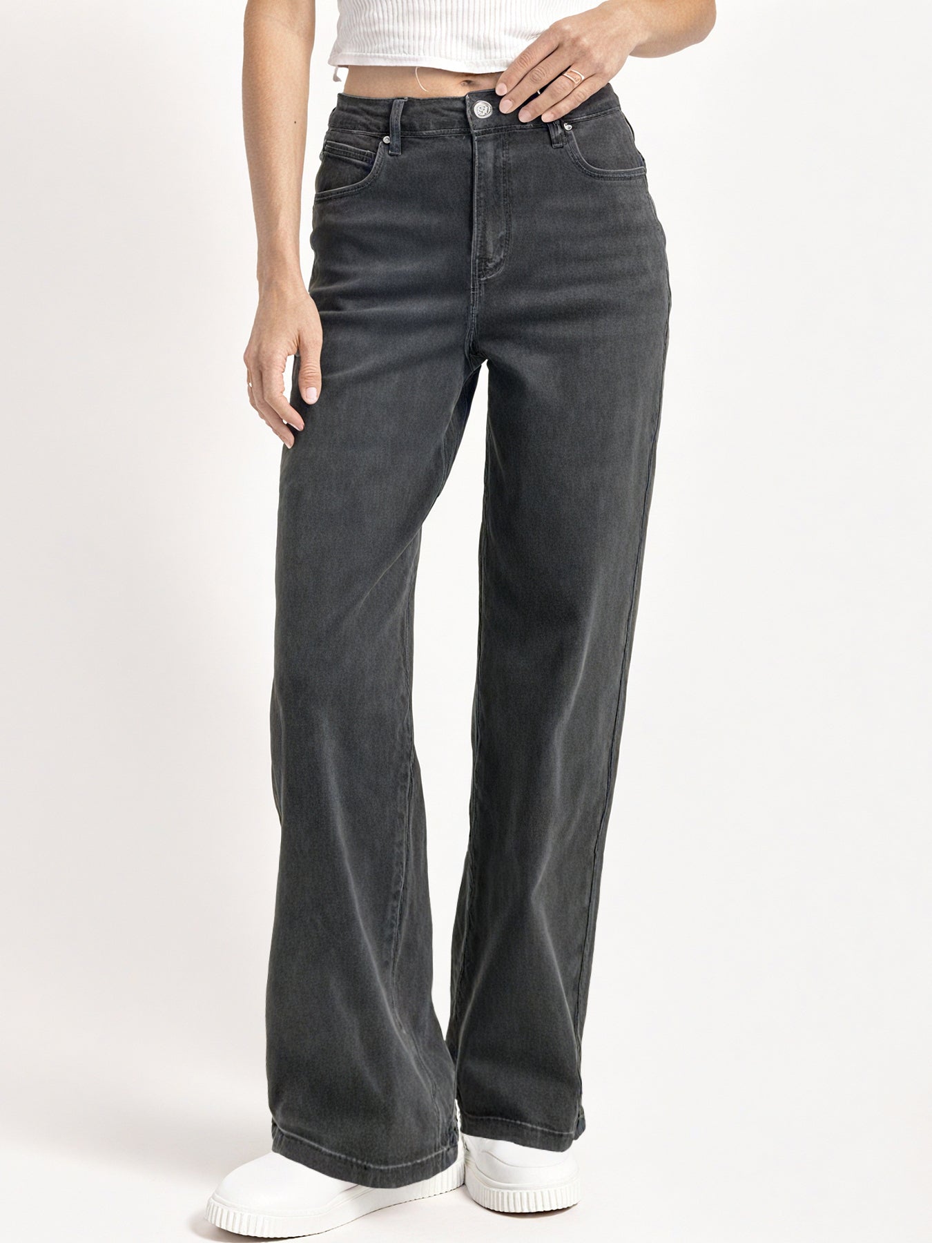 Street Luxe Denim Pants