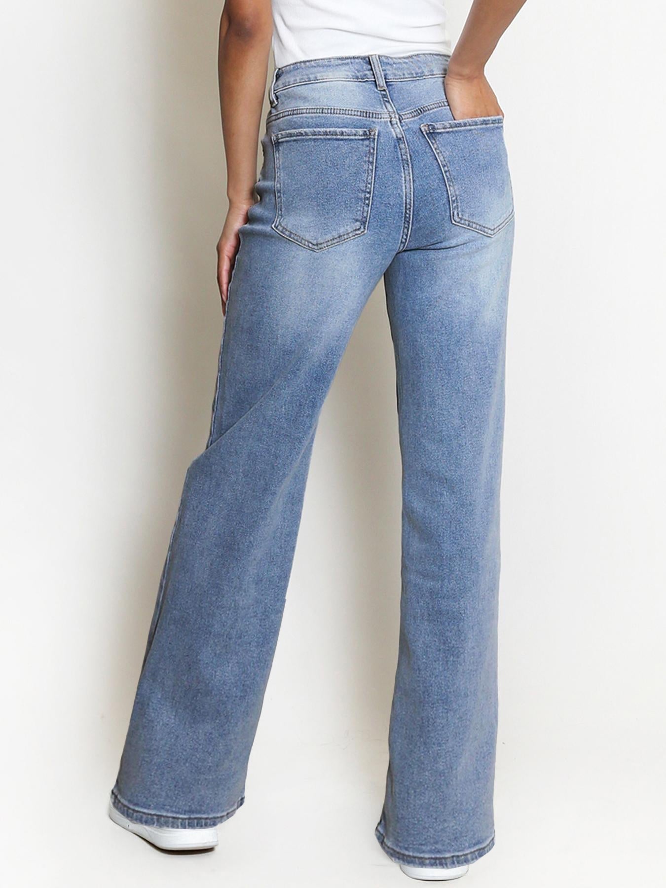 Street Luxe Denim Pants