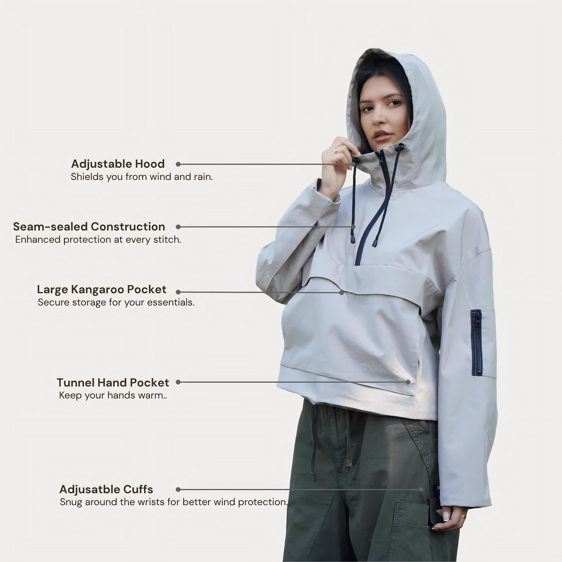 Summer Hoodie Raincoat Jacket