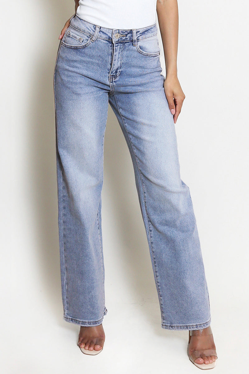 Street Luxe Denim Pants