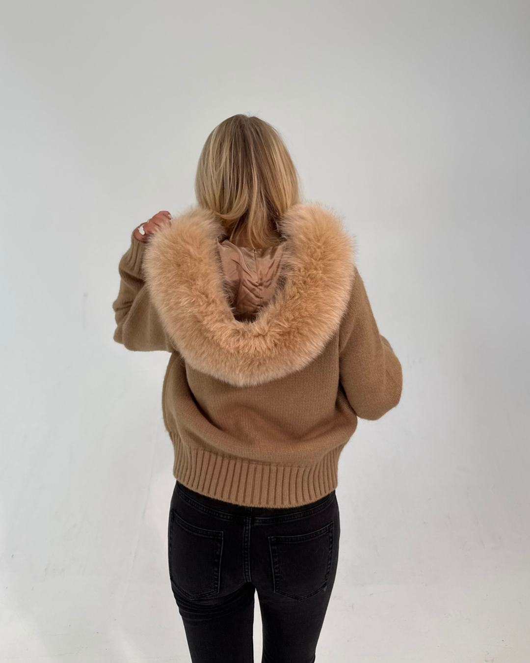 Fur Jacket Satin
