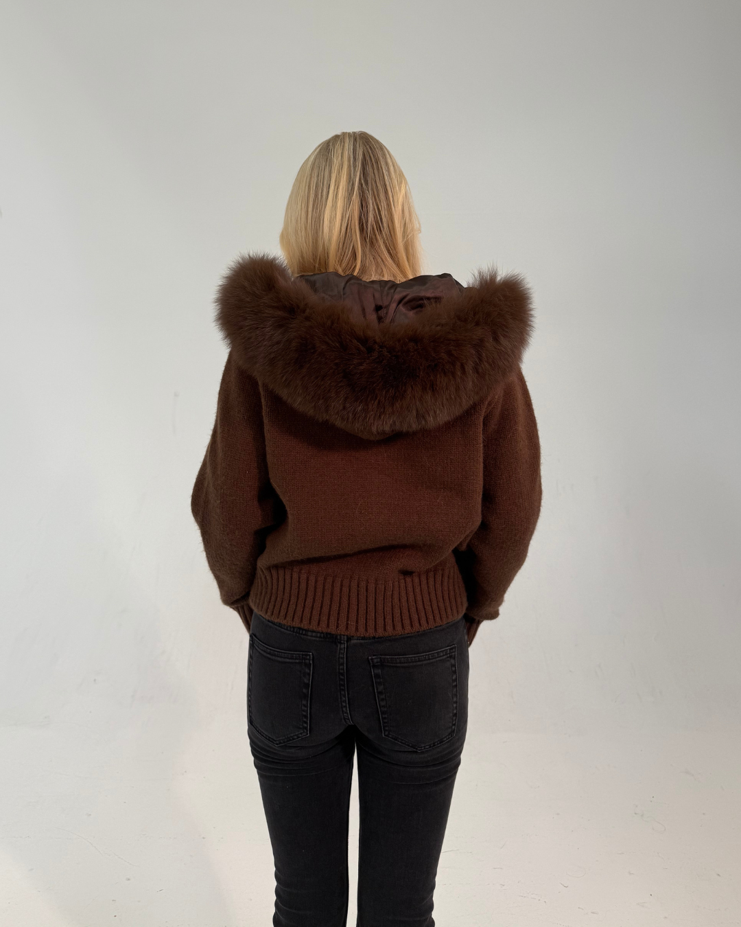 Fur Jacket Satin