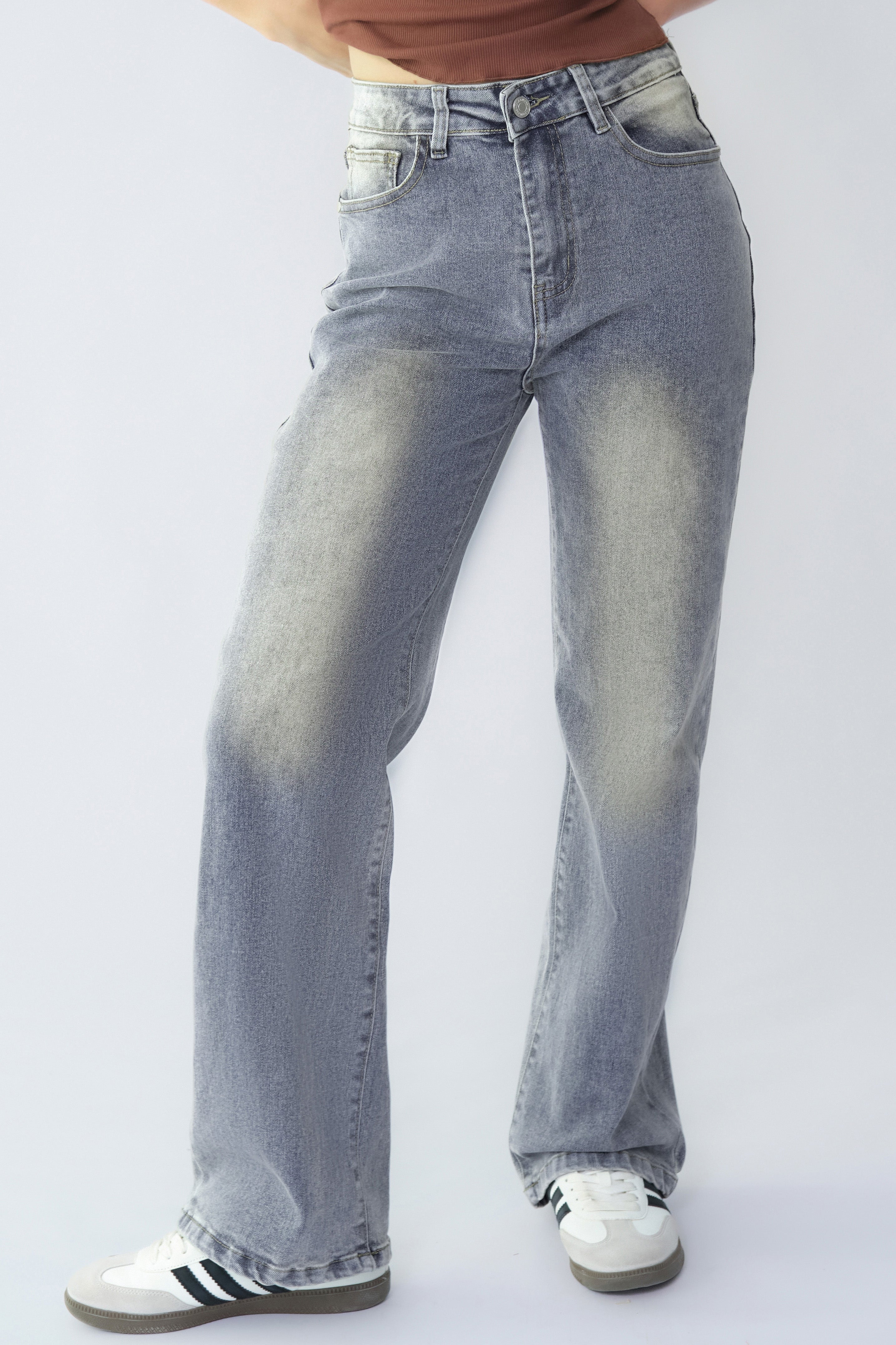 Street Luxe Denim Pants