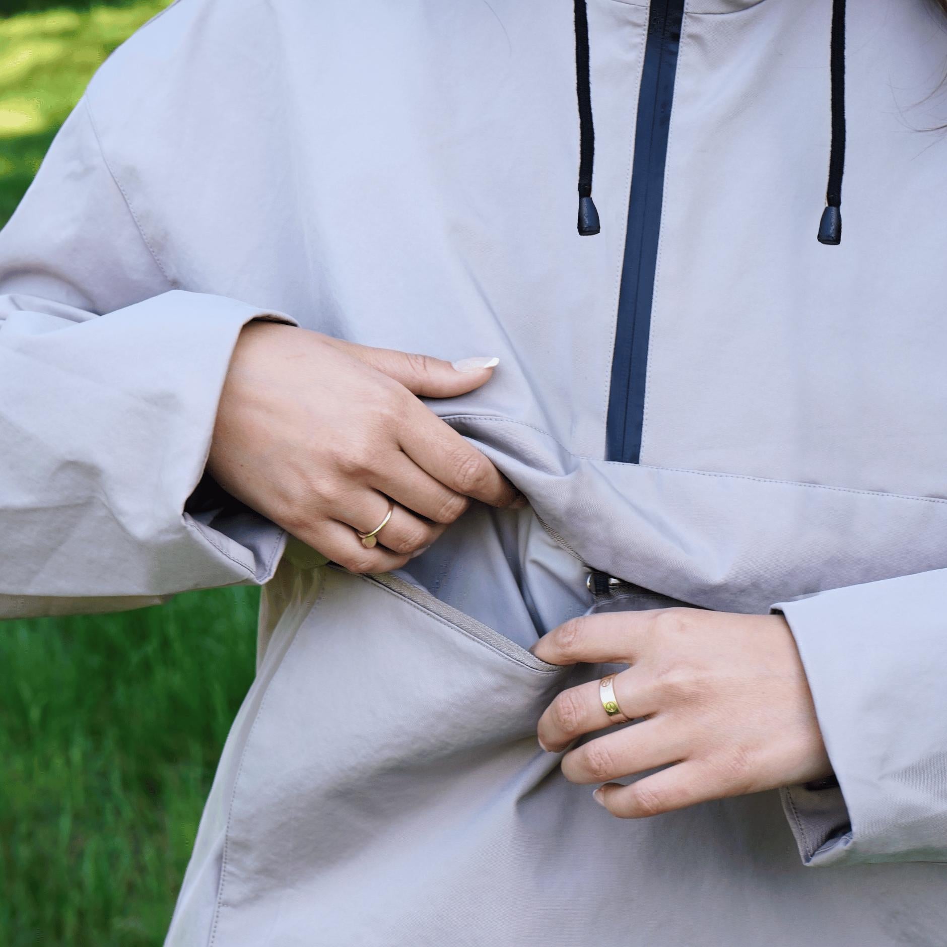 Summer Hoodie Raincoat Jacket