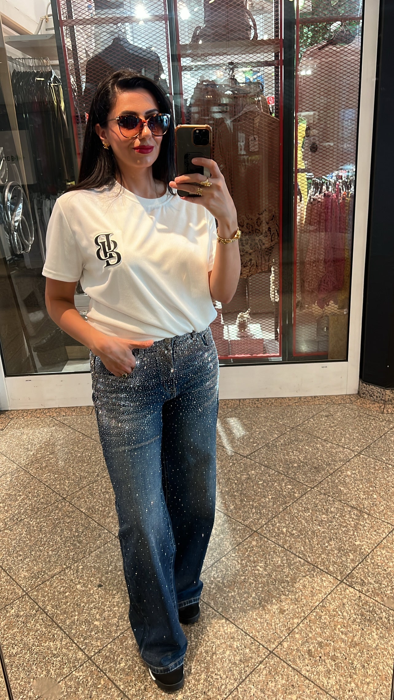 Sparkle Baggy Glitz Jeans
