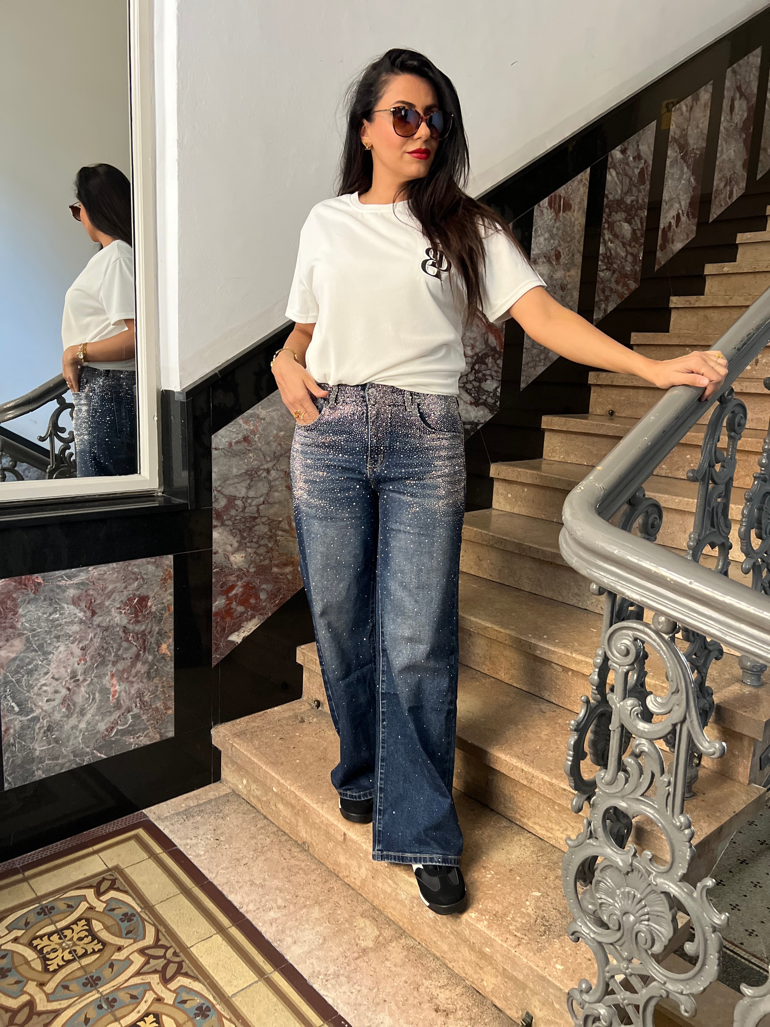 Sparkle Baggy Glitz Jeans