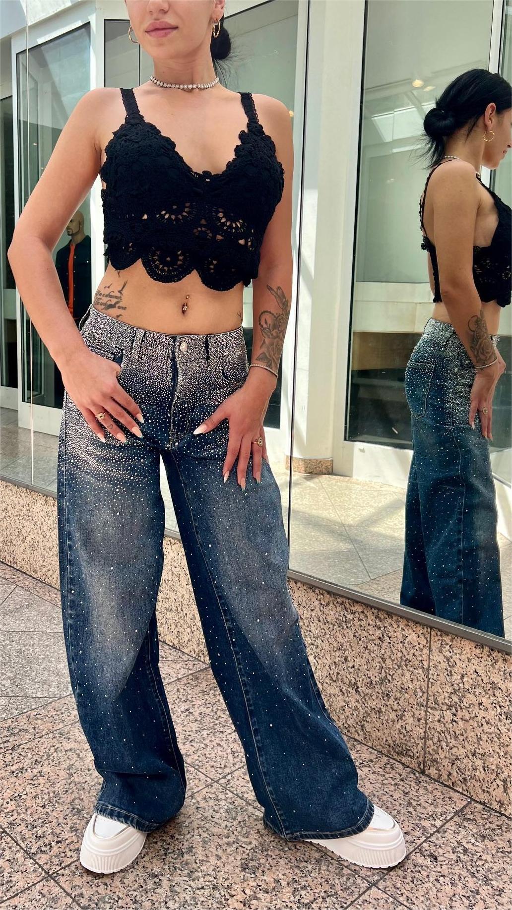 Sparkle Baggy Glitz Jeans