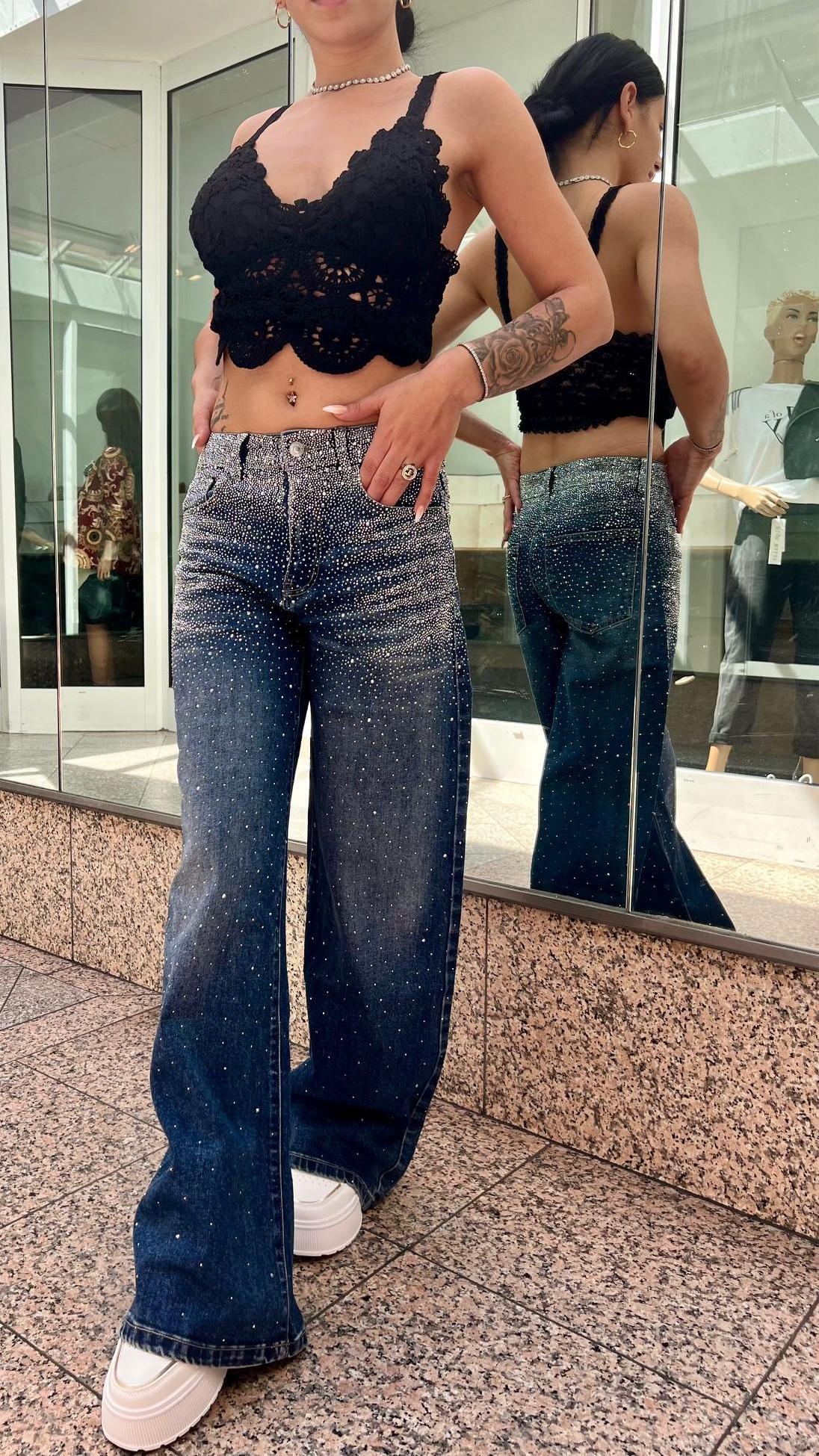Sparkle Baggy Glitz Jeans