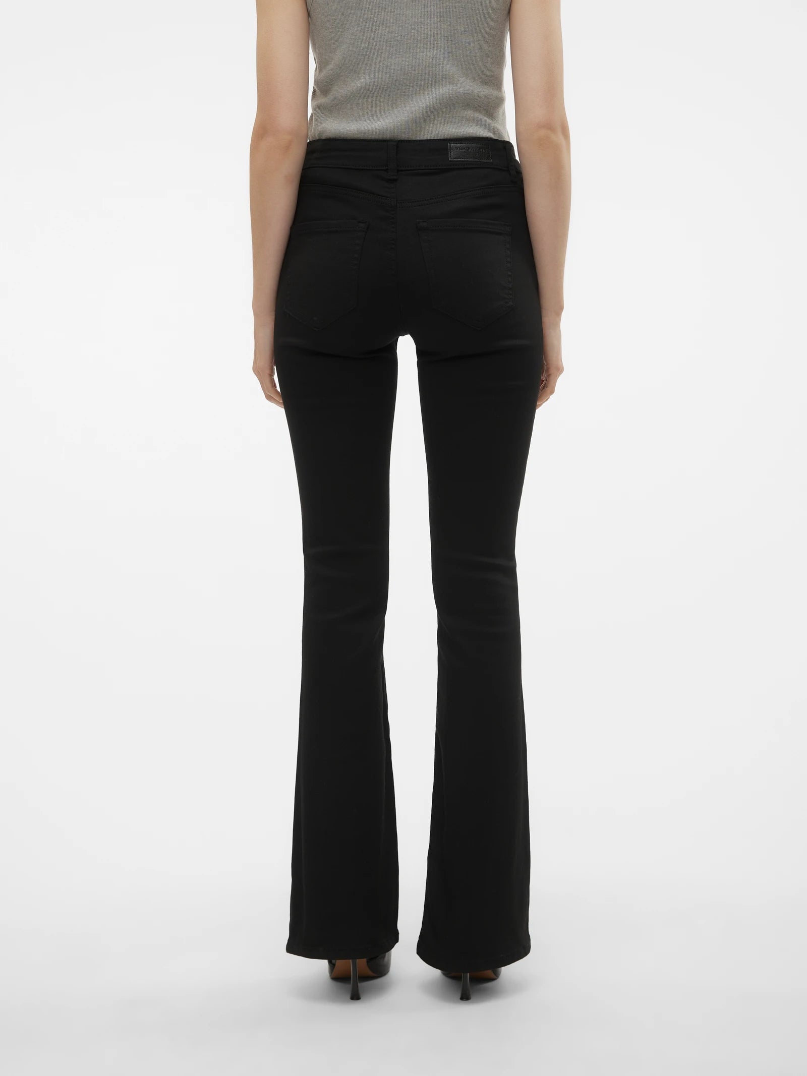 Black Flared Jeans